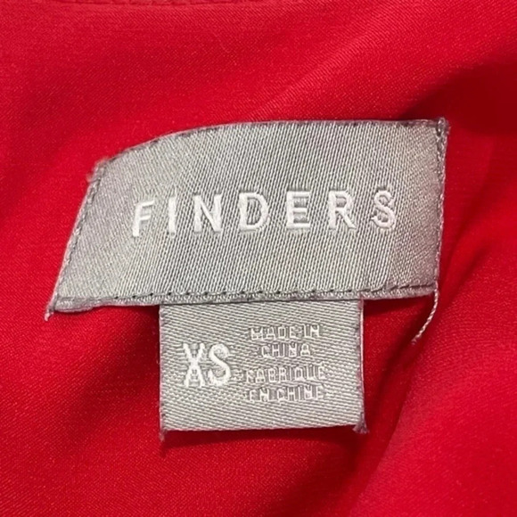 Finders Keepers‎ Frida Dress Women’s Size XS Red Ditsy Doo Smocked Floral Mini - Picture 12 of 14